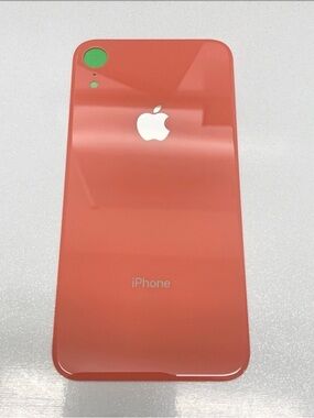 Apple iPhone Coral/Green Accent Back Glass Panel